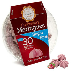 Krunchy Melts Sugar Free Strawberry Meringues