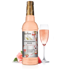 Skinny Mixes Sugar Free Strawberry Rose Syrup