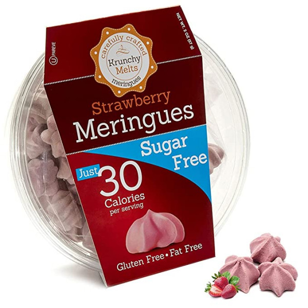 Krunchy Melts Sugar Free Strawberry Meringues SlimField Walden Farms